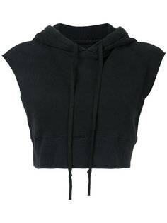 sleeveless cropped hoodie Greg Lauren