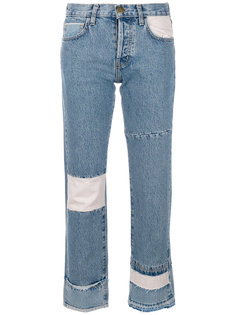 укороченные джинсы в стиле печворк Current/Elliott