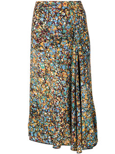 юбка с цветочным принтом  Victoria Beckham