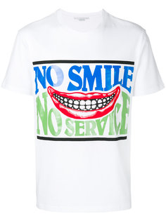 футболка No Smile No Service Stella McCartney