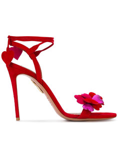 босоножки Red Happy Hearts Aquazzura