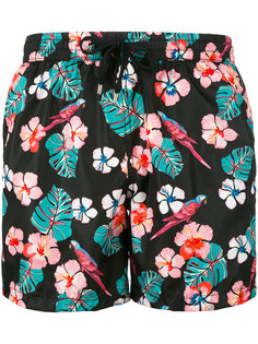 шорты для плавания с цветочным рисунком Nos Beachwear