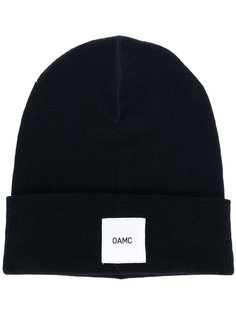 beanie hat with patch Omc