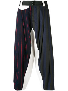 укороченные брюки лоскутного кроя  Vivienne Westwood