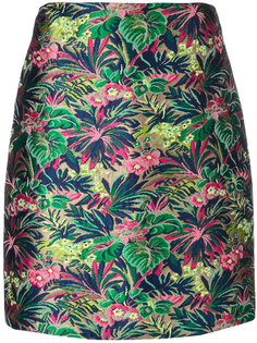 мини-юбка с цветочной вышивкой MSGM
