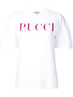 футболка с логотипом Emilio Pucci