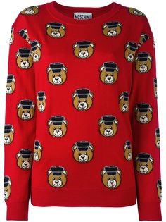 свитер с медведями Moschino