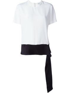 блузка с драпированными деталями  DKNY