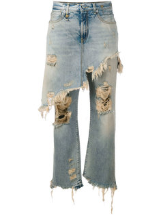 джинсы с накладной панелью R13
