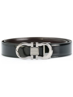 double Gancini buckle belt Salvatore Ferragamo