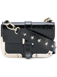 сумка на плечо с заклепками-звездами Red Valentino