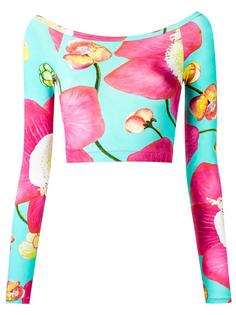 printed crop top Isolda