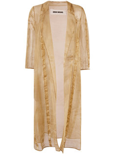 прозрачное пальто Duster  Uma Wang