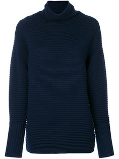 свитер в рубчик с высоким воротником  Victoria Beckham
