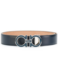 double Gancini buckle belt Salvatore Ferragamo