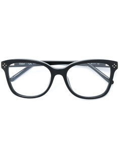 acetate wayfarer glasses Chloé Eyewear