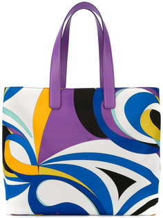 abstract print tote Emilio Pucci