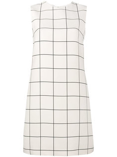 платье в крупную тонкую клетку Valentino
