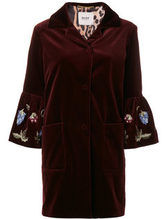 velvet embroidered sleeve coat Bazar Deluxe