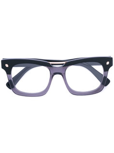 очки в прямоугольной оправе в стиле колор-блок Dsquared2 Eyewear