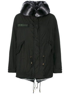 pony fur hooded coat As65