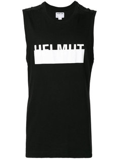 футболка без рукавов с логотипом  Helmut Lang Vintage