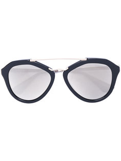 солнцезащитные очки с верхней планкой Prada Eyewear