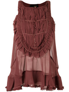 silk top Andrea Bogosian