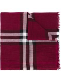 шарф в клетку Burberry