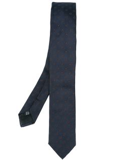 галстук с вышитым узором в горох Dolce & Gabbana