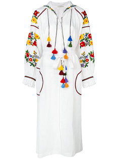 длинное платье с вышивкой Vita Kin