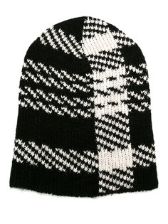 plaid beanie Osklen