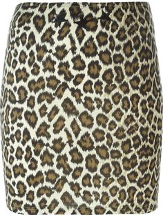 юбка с леопардовым принтом Jean Paul Gaultier Vintage