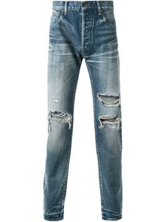 джинсы с рваными деталями   Hl Heddie Lovu