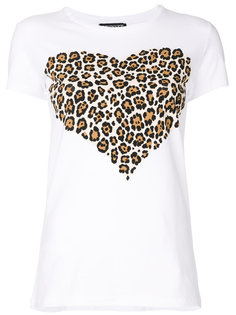 футболка с леопардовым принтом  Twin-Set