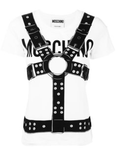футболка с принтом  Moschino