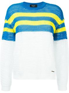 свитер дизайна колор-блок Dsquared2