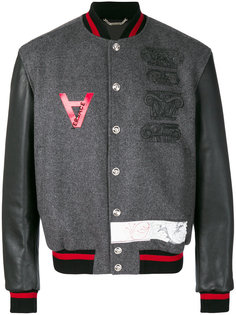 куртка-бомбер с вышивкой Versace