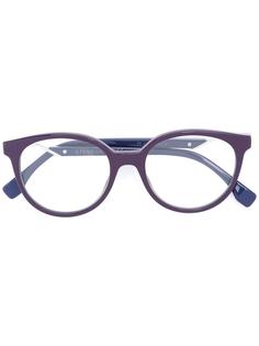 очки с круглой оправой Fendi Eyewear