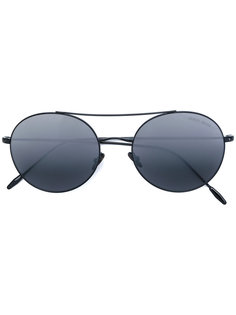 солнцезащитные очки в круглой оправе Giorgio Armani
