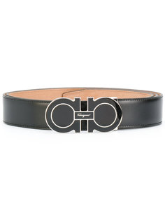 double Gancini buckle belt Salvatore Ferragamo