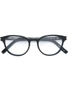 классические очки в круглой оправе Saint Laurent Eyewear