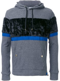 толстовка с капюшоном и текстурированными панелями Education From Youngmachines