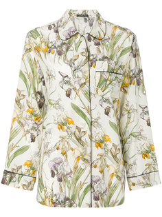 пижамная рубашка с цветочным принтом  Alexander McQueen