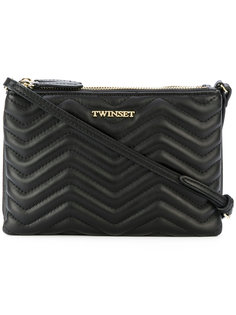 embossed zigzag zips clutch Twin-Set