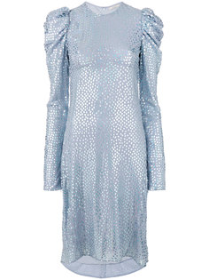 переливающееся платье с длинными рукавами Nina Ricci