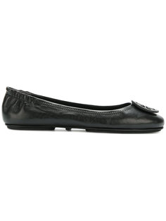 балетки с вышитым логотипом  Tory Burch