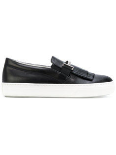 лоферы с эластичной отделкой  Tods Tod’S