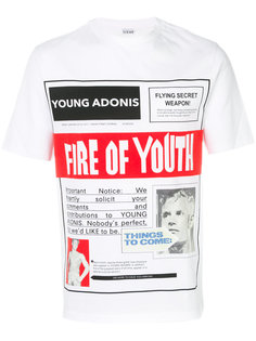 футболка с постером Fire of Youth Loewe