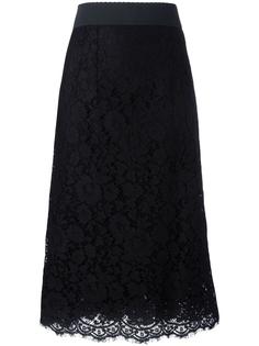 кружевная юбка Dolce & Gabbana